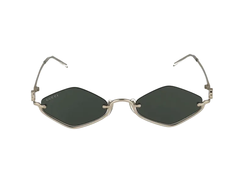 Gucci GG1604S Metal Frame Sunglasses — Grey