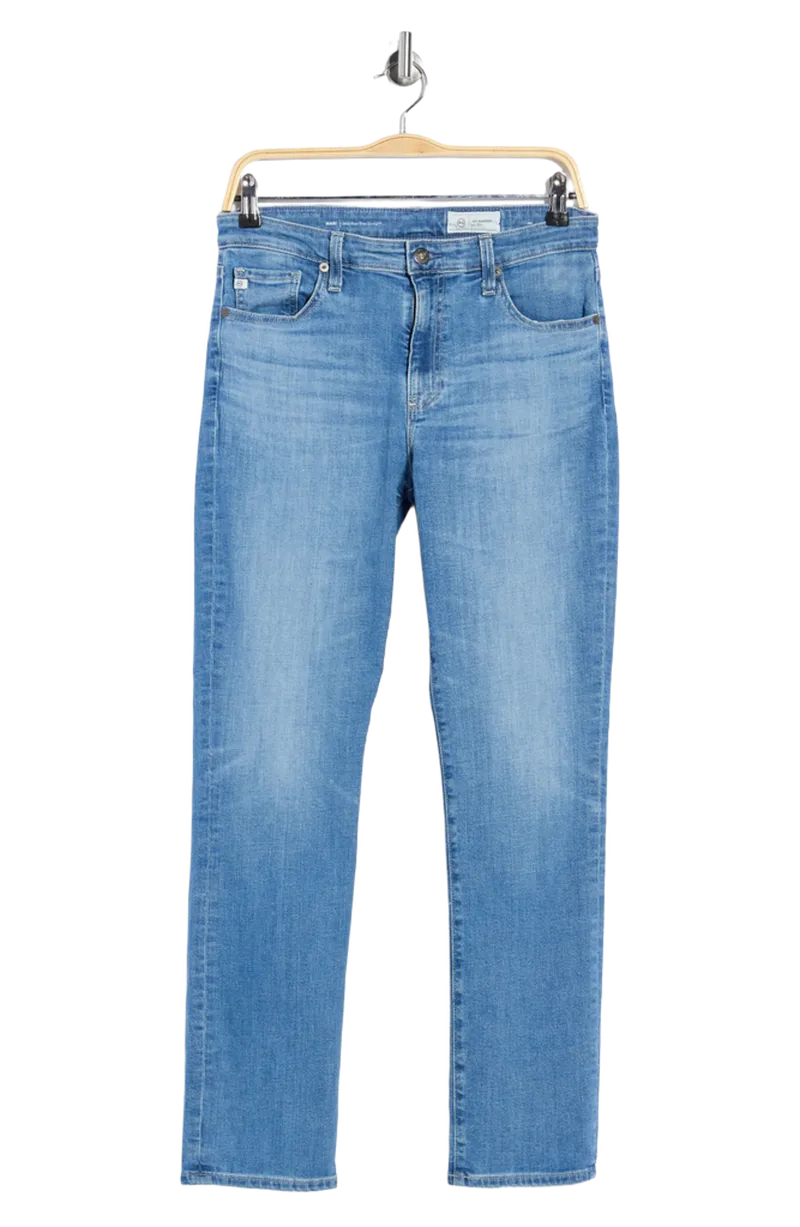 Mari High Waist Straight Leg Jeans