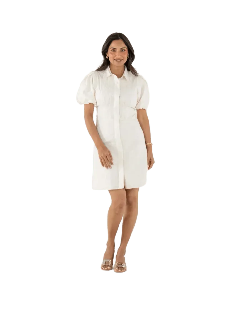 Britt Dress in Gardenia