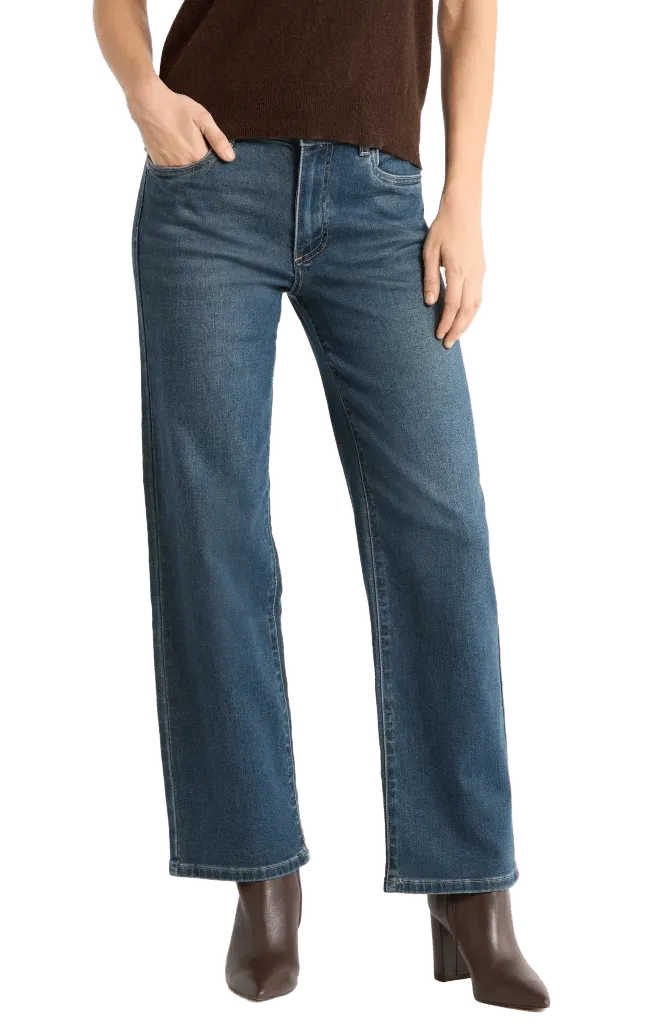 Lucy High Rise Wide Leg Jeans
