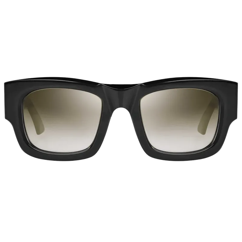 Bugatti 48MBKAF Asian-Fit Black Frame Sunglasses — Black