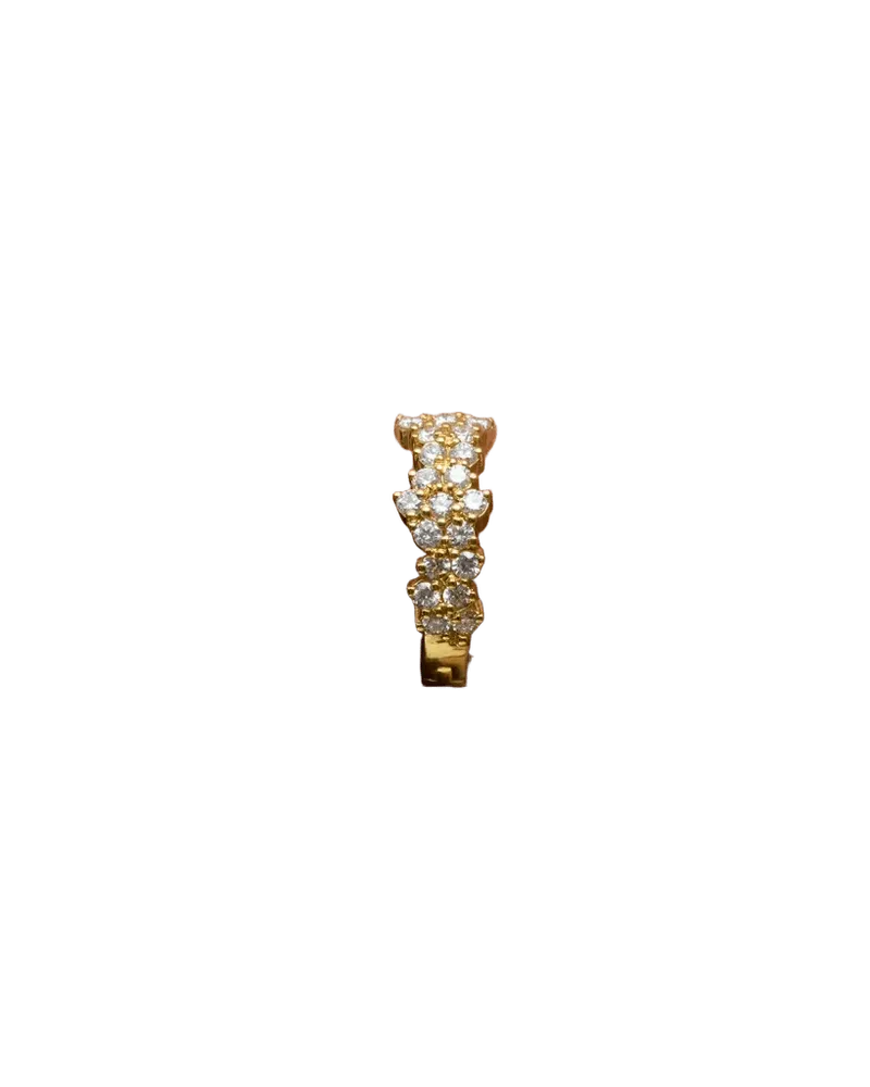 Lumen Full Diamond Hoops