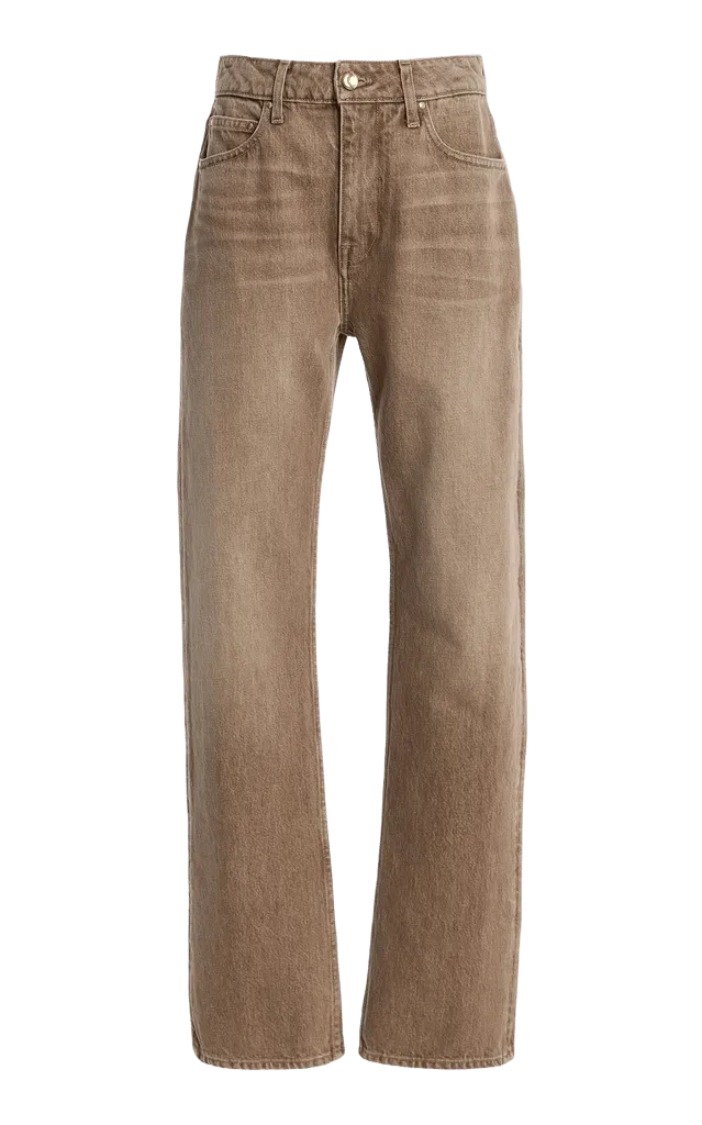 Holt Rigid Mid-Rise Straight-Leg Jeans