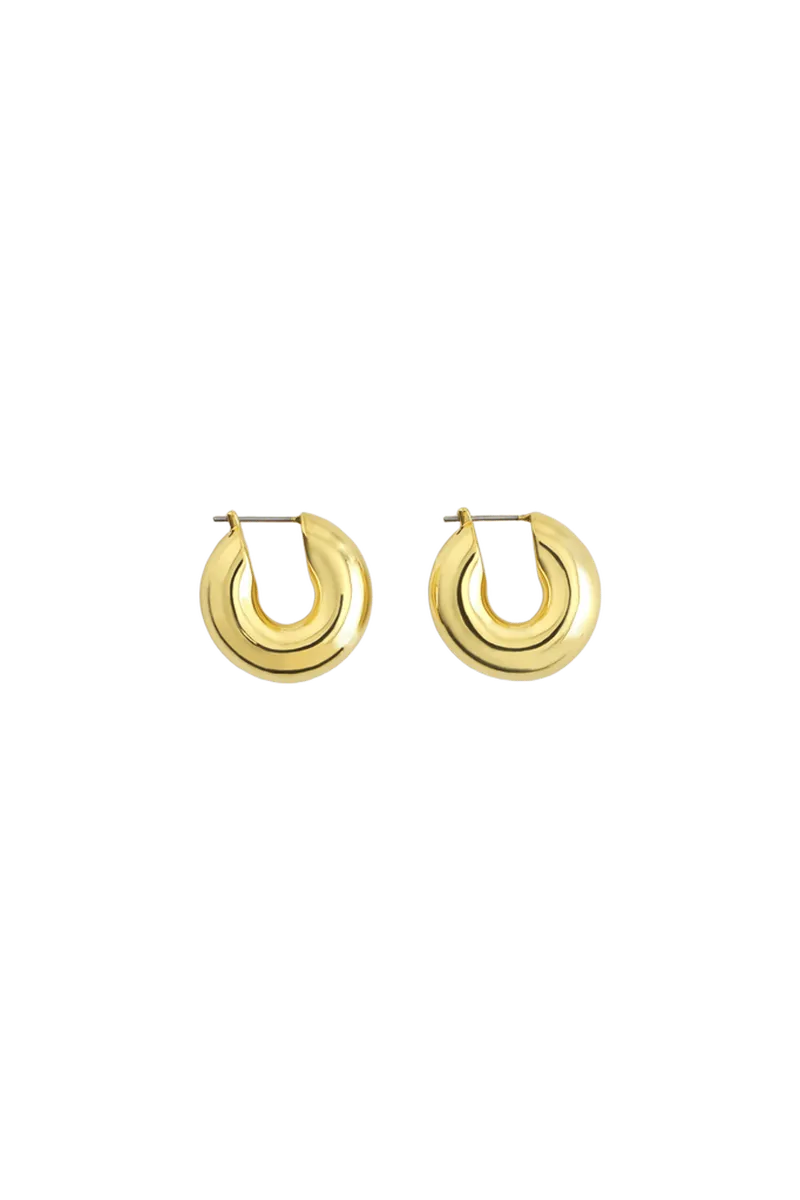MINI CHUNKY HOOP EARRINGS