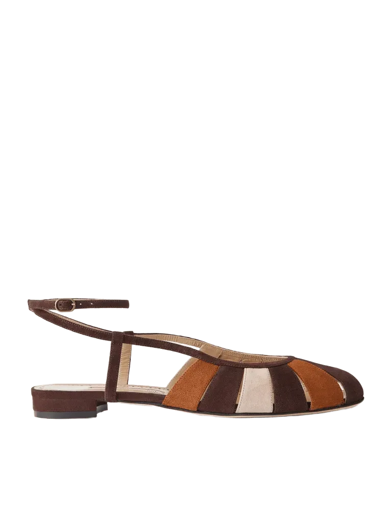 Coludad suede slingback pumps
