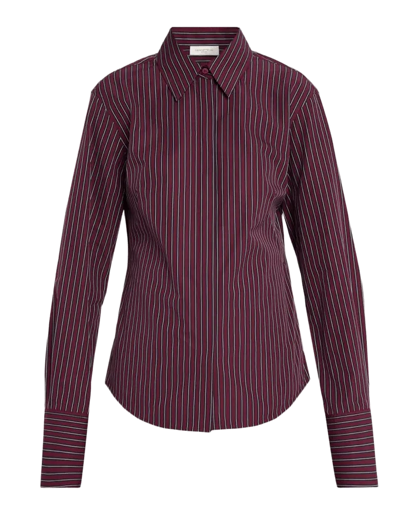 Striped Slim-Fit Cotton Shirt