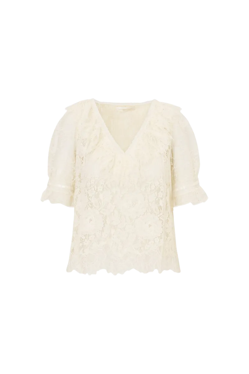 Kaylin Sheer Lace Top