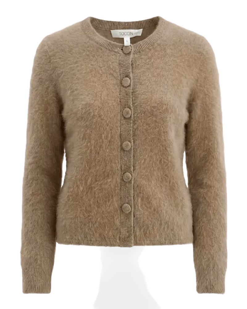 Mariah Brushed Cashmere Cardigan
