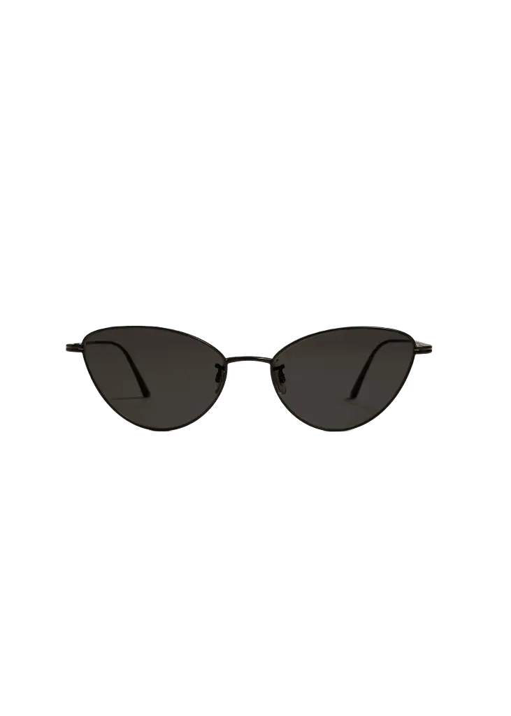 KHAITE x Oliver Peoples 1998C in Matte Black and Grey