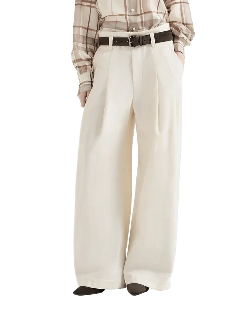 Five-pocket baggy trousers