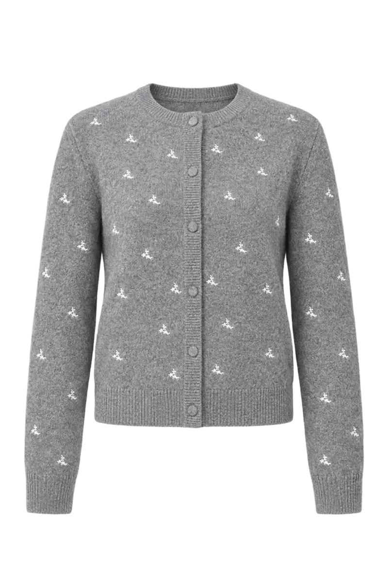 Weekend Floral Embroidered Cardigan