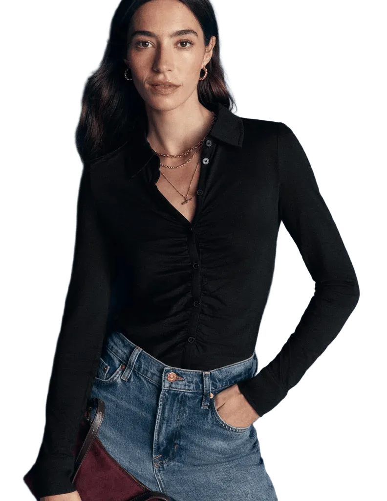 Imi Ruched Jersey Shirt