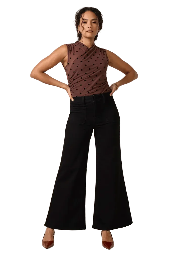 Petite Good Waist Palazzo Jeans