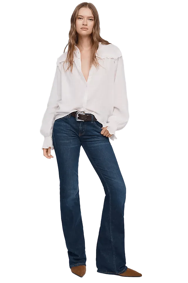 RE/DONE Mirco Low Rise Bootcut Jeans