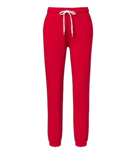 Cotton-blend jersey sweatpants