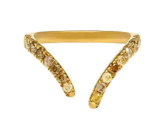 Natural Color Spilt Vanki Pinky Ring