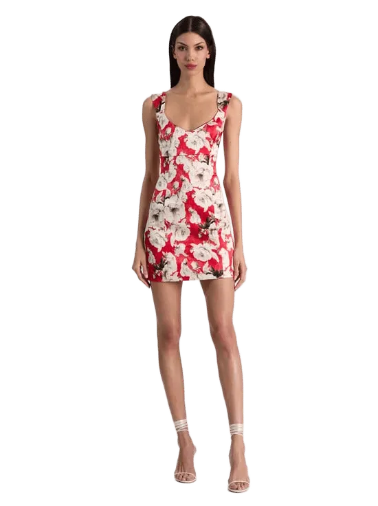 RENEE FITTED MINI DRESS