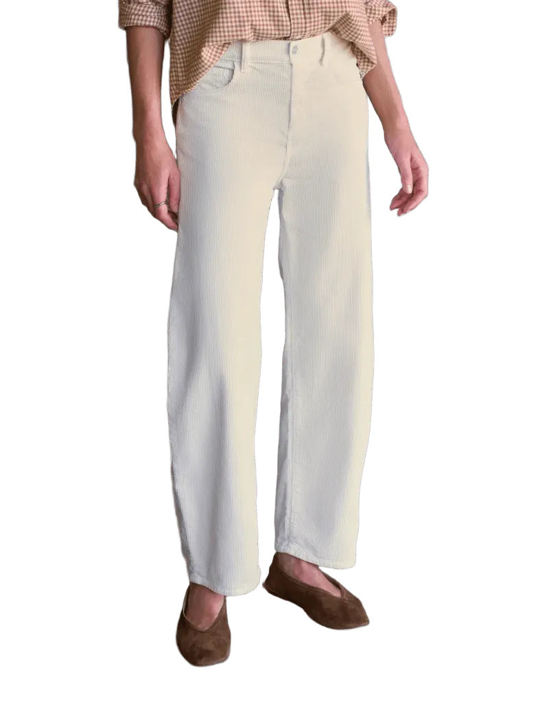 BRENNAN Vintage White, Italian Performance Corduroy