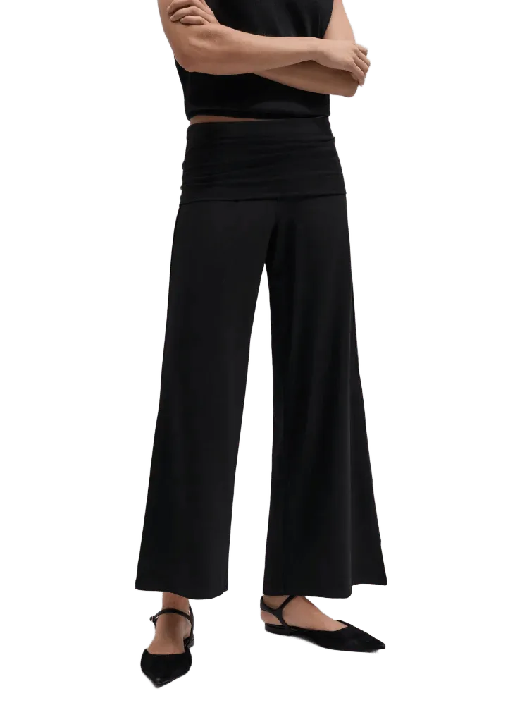 Icon Crop Palazzo Pant