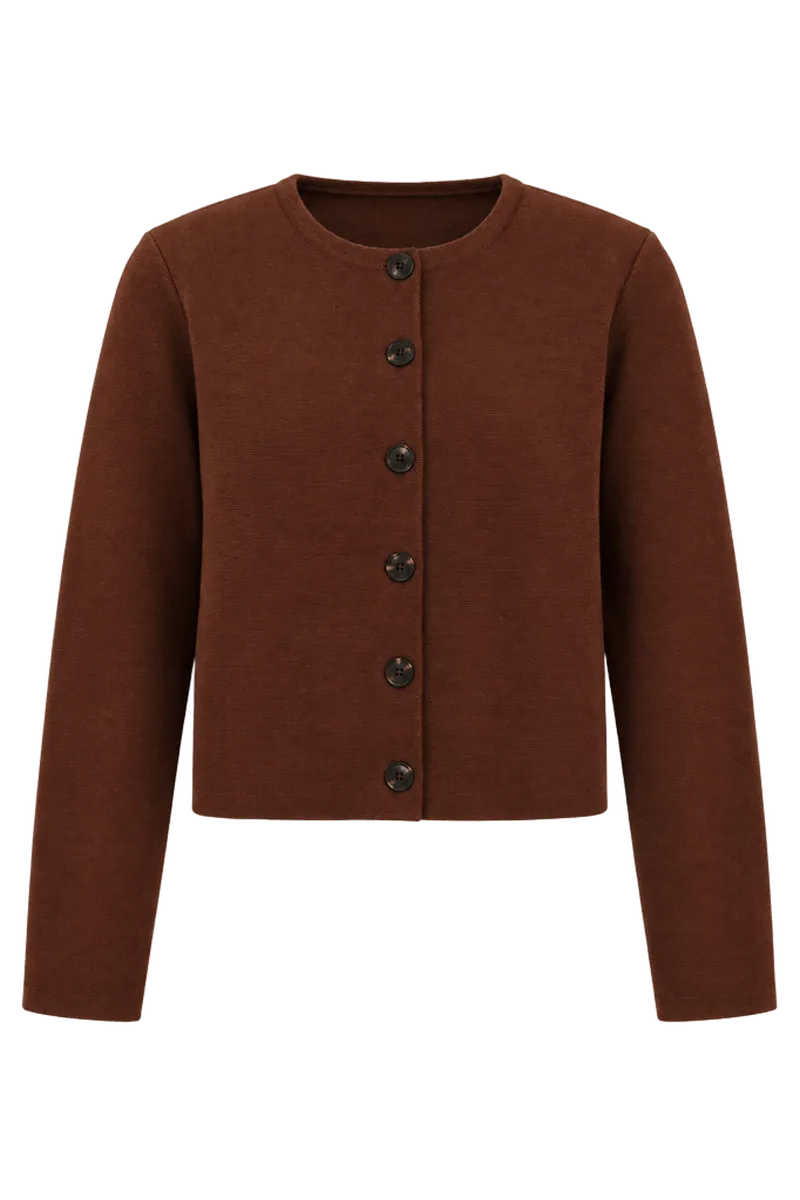 Jude Cardigan - Chestnut Brown