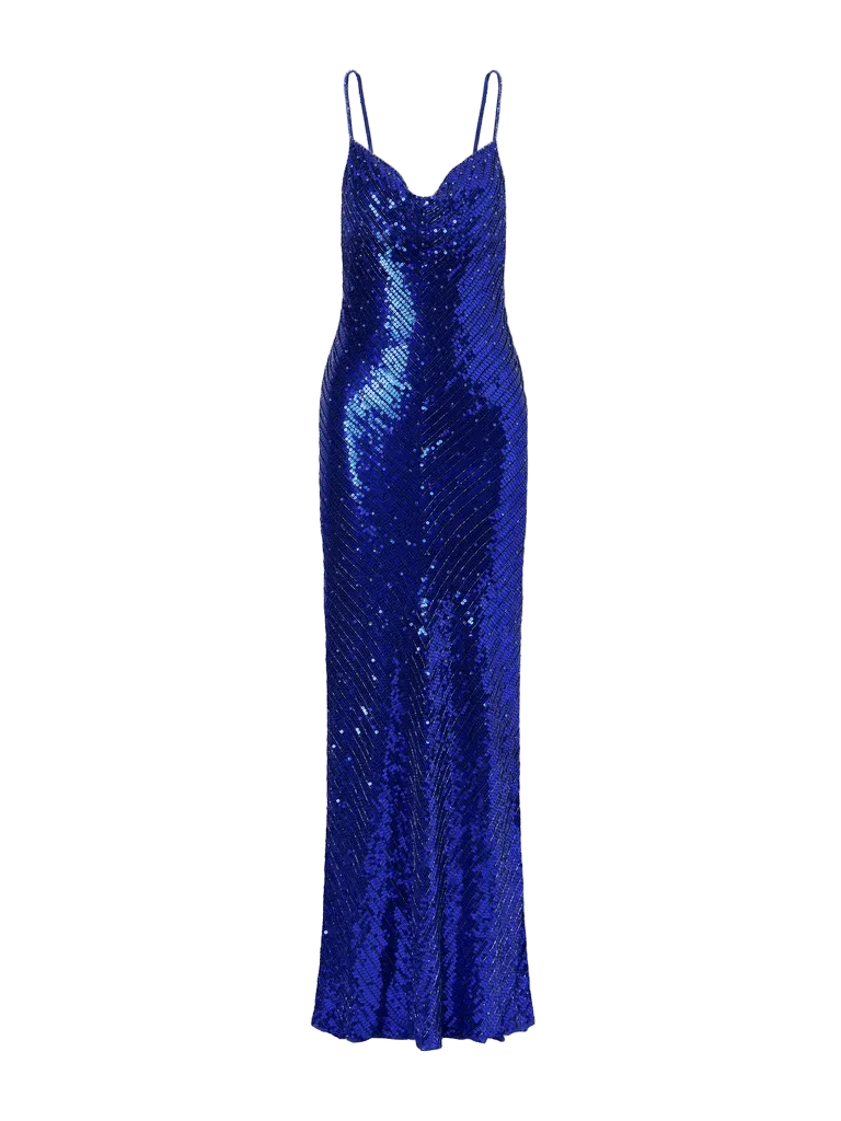 Ariel sequined georgette gown