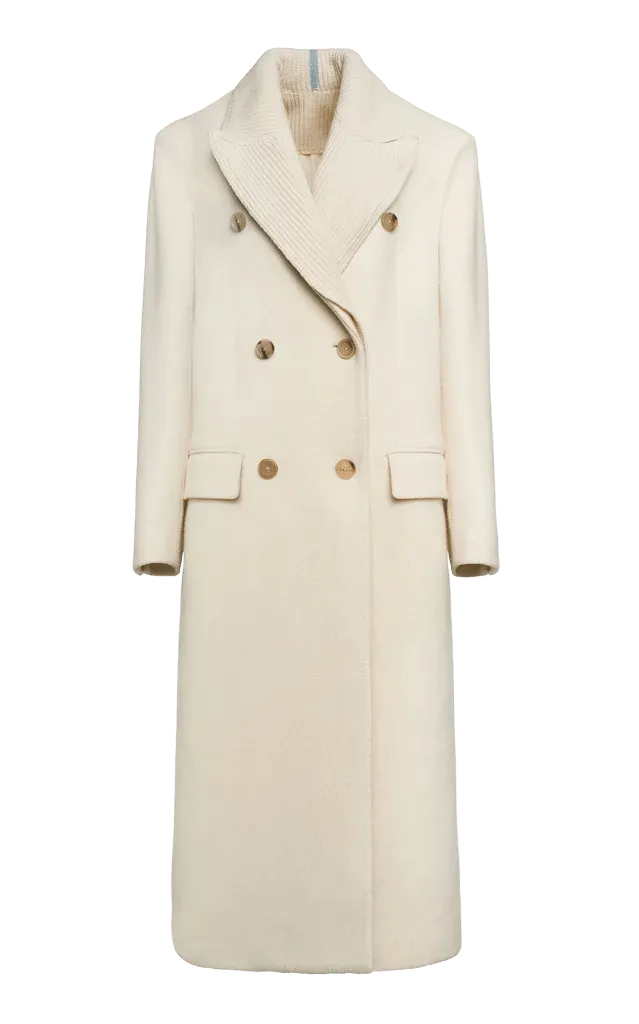 Double Virgin Wool-Blend Coat