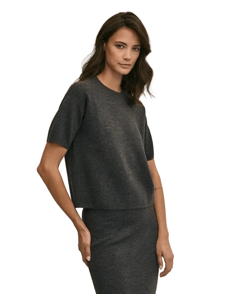 Merino Wool Cropped Sweater