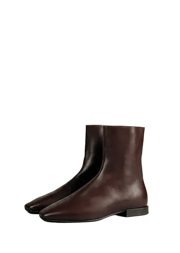 Hazel Low Boots - Smooth Chocolate