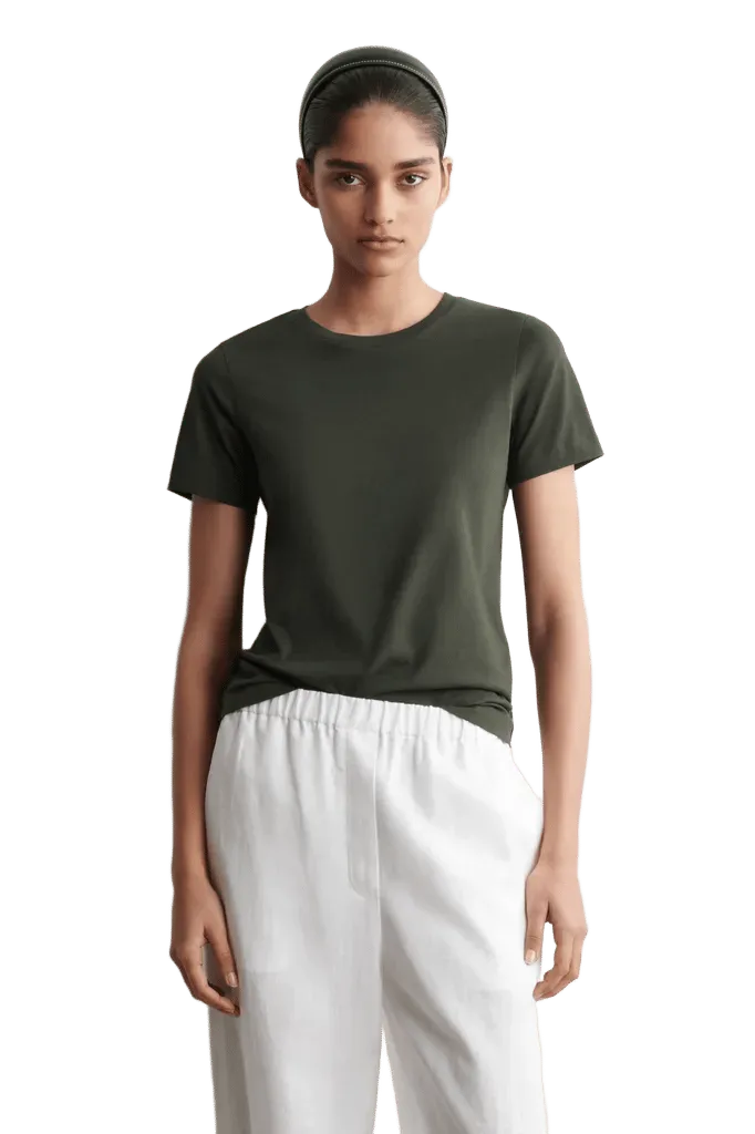 COTTON CREW-NECK T-SHIRT