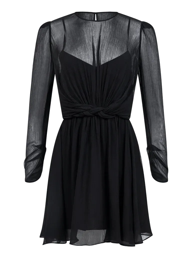 Blythe B Mini Dress in Black