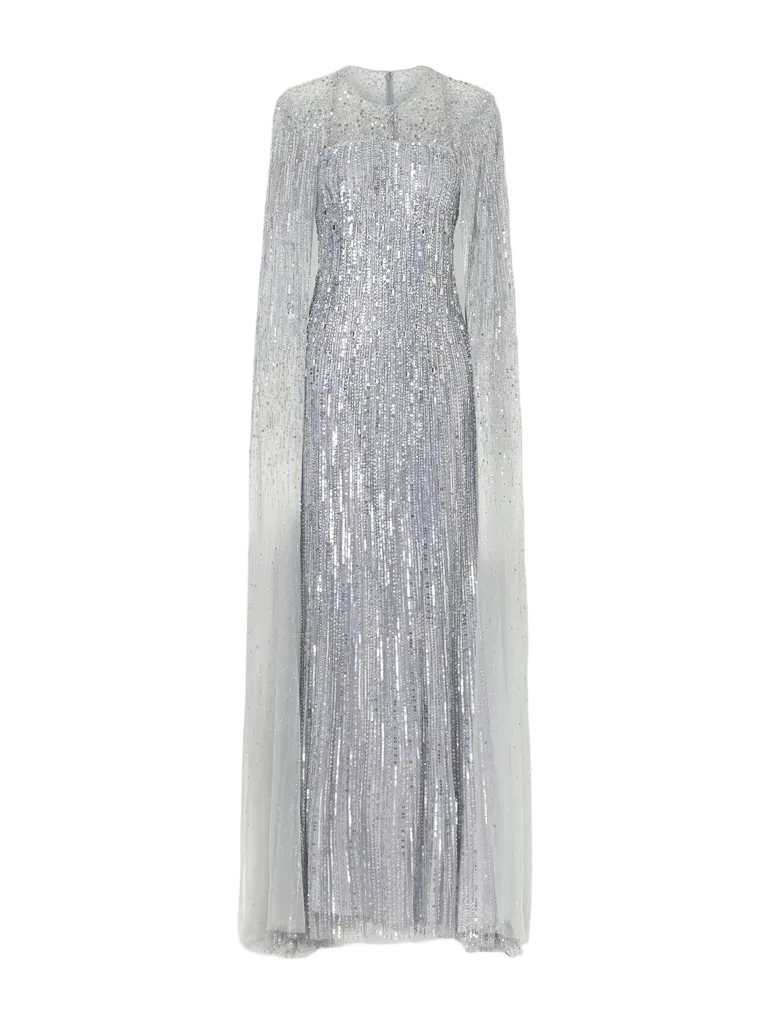 Cosmic Dust sequin-embellished gown