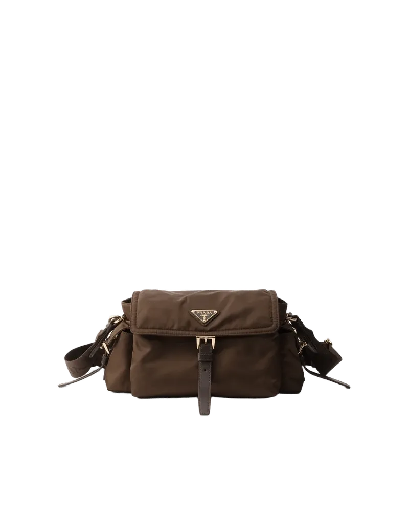 Prada Explore medium Re-Nylon shoulder bag with flap
