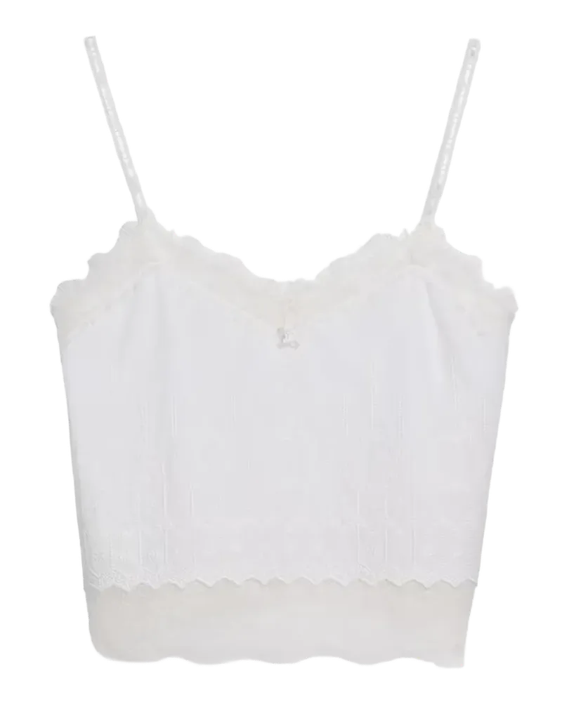 The Smith Embroidered Cotton Cami Top