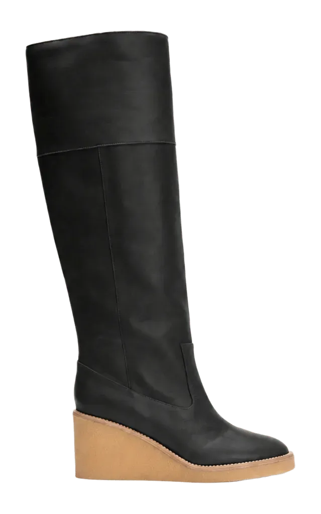 Alma Shearling Knee Boots