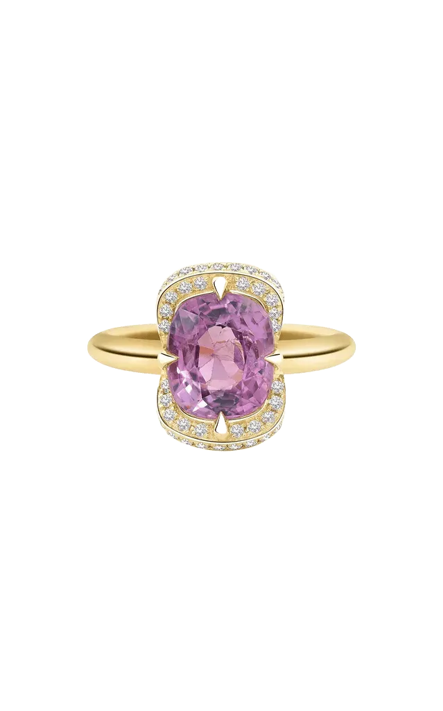 18K Yellow Gold Spinel Aurora Ring
