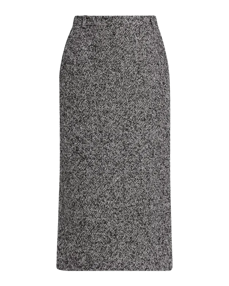 Melange Midi Trouser Skirt