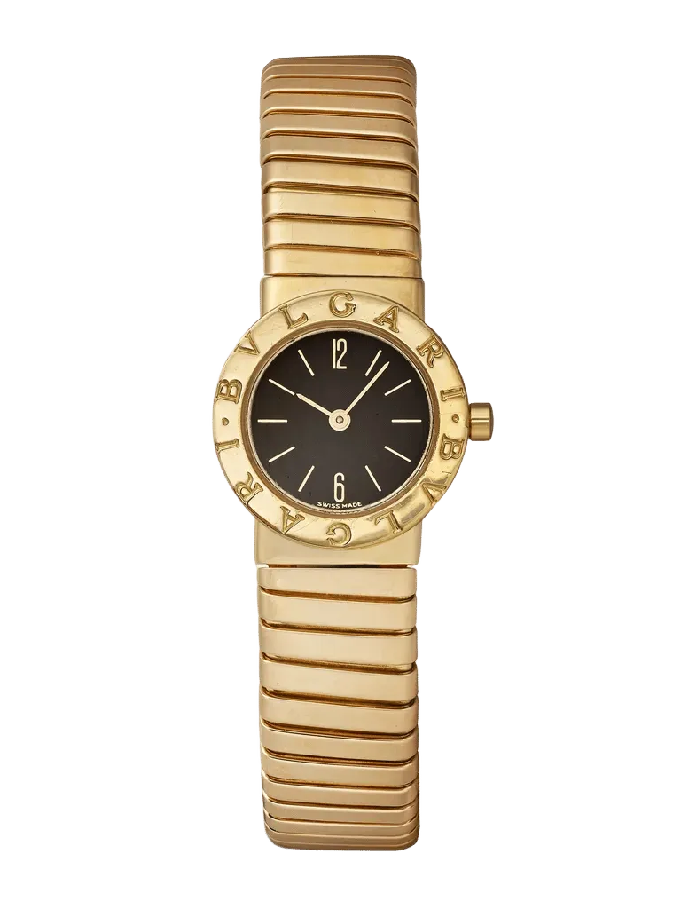 + Bvlgari Vintage 1990s Tubogas quartz-movement 18-karat gold watch, ref. BB232T (6'' wrist) - gold - One Size