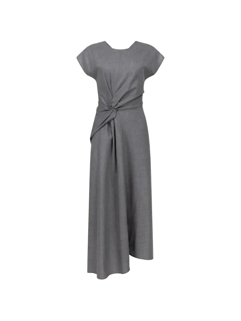 Aria twisted midi dress