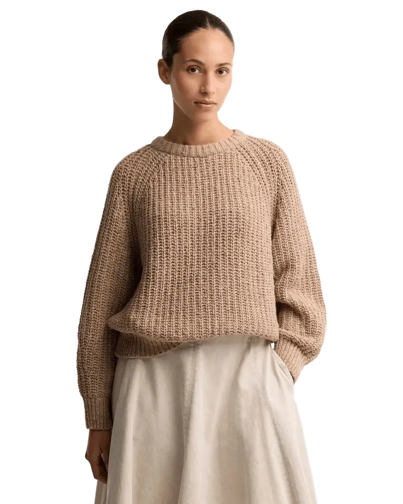 Alderney Wool-Blend Crew Neck Jumper