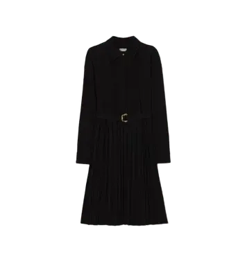 Belted Viscose Dress