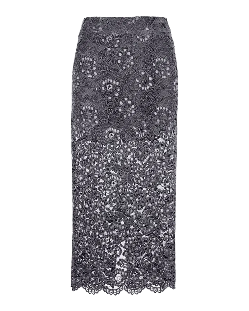 Floral Lace Midi Skirt