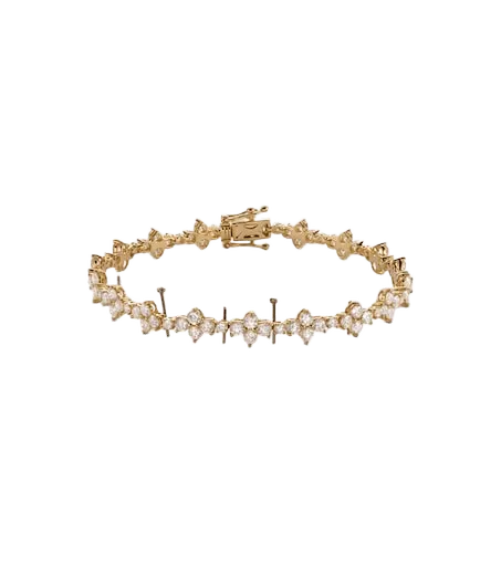 Vivi 18kt gold tennis bracelet with diamonds
