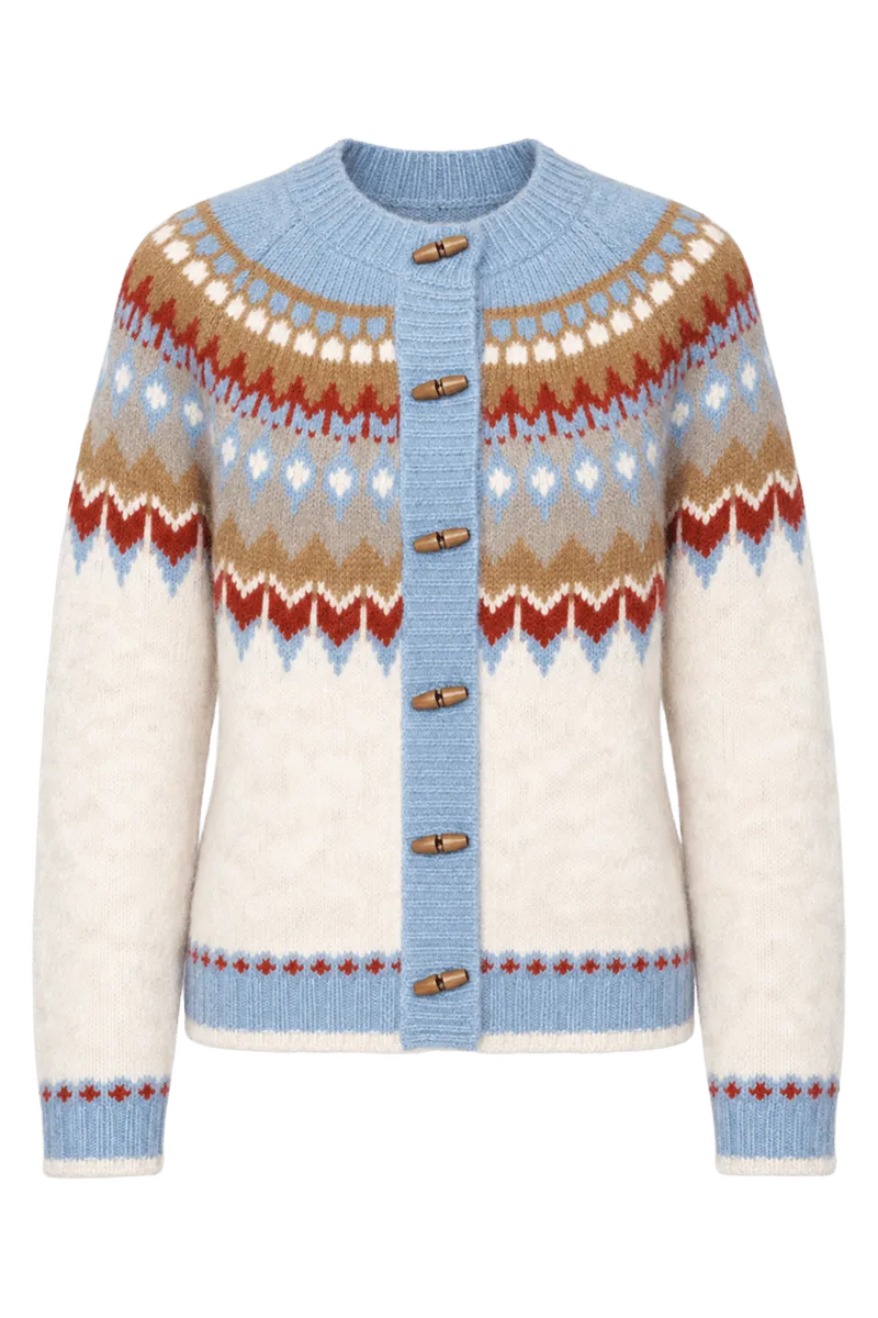 RAISONNEL Fair Isle Cardigan