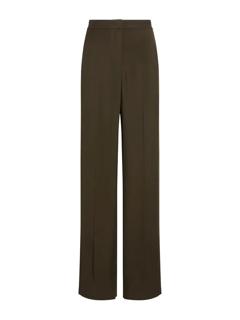 Lien Pant in Eco Hammered Viscose - Cypress