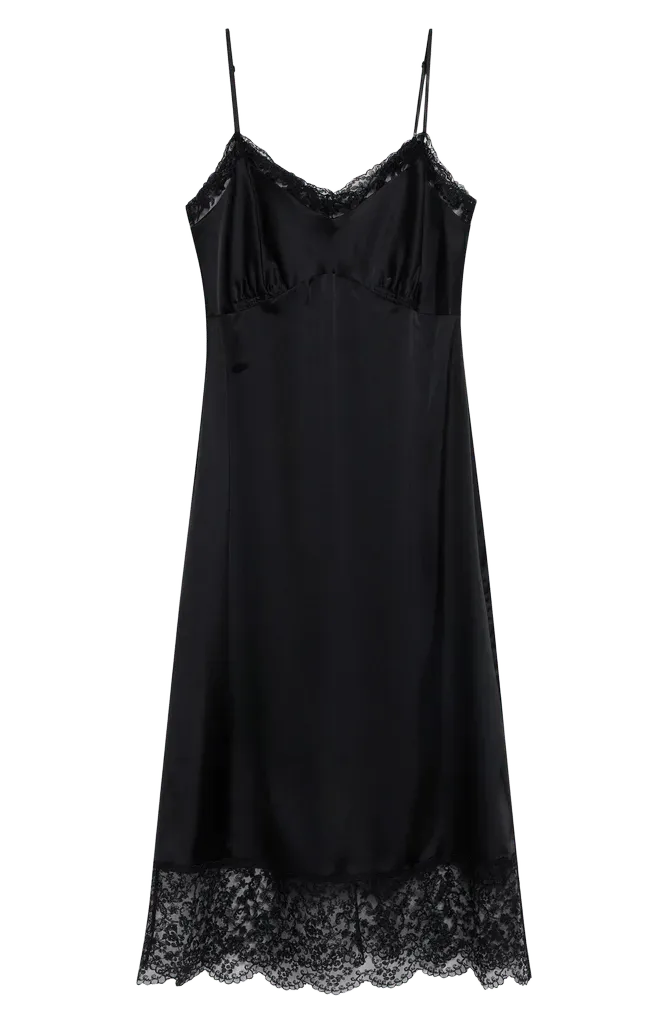 Lace Trim Slipdress