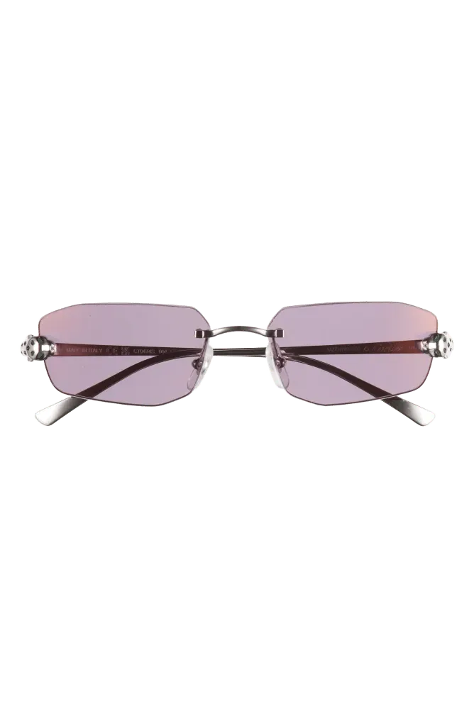 56mm Geometric Sunglasses