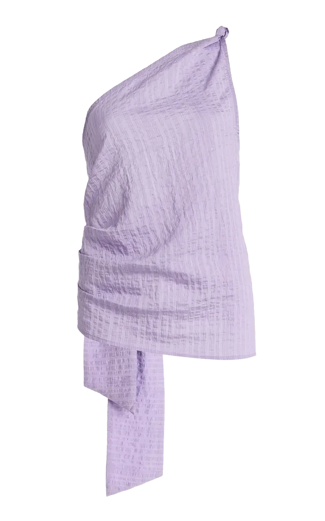 Orta One-Shoulder Striped Top