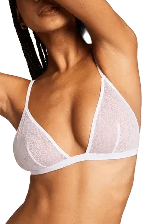 Serpente Mini Bra in White