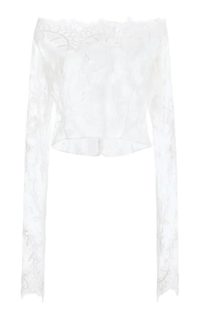 Embroidered Vienna Lace Top