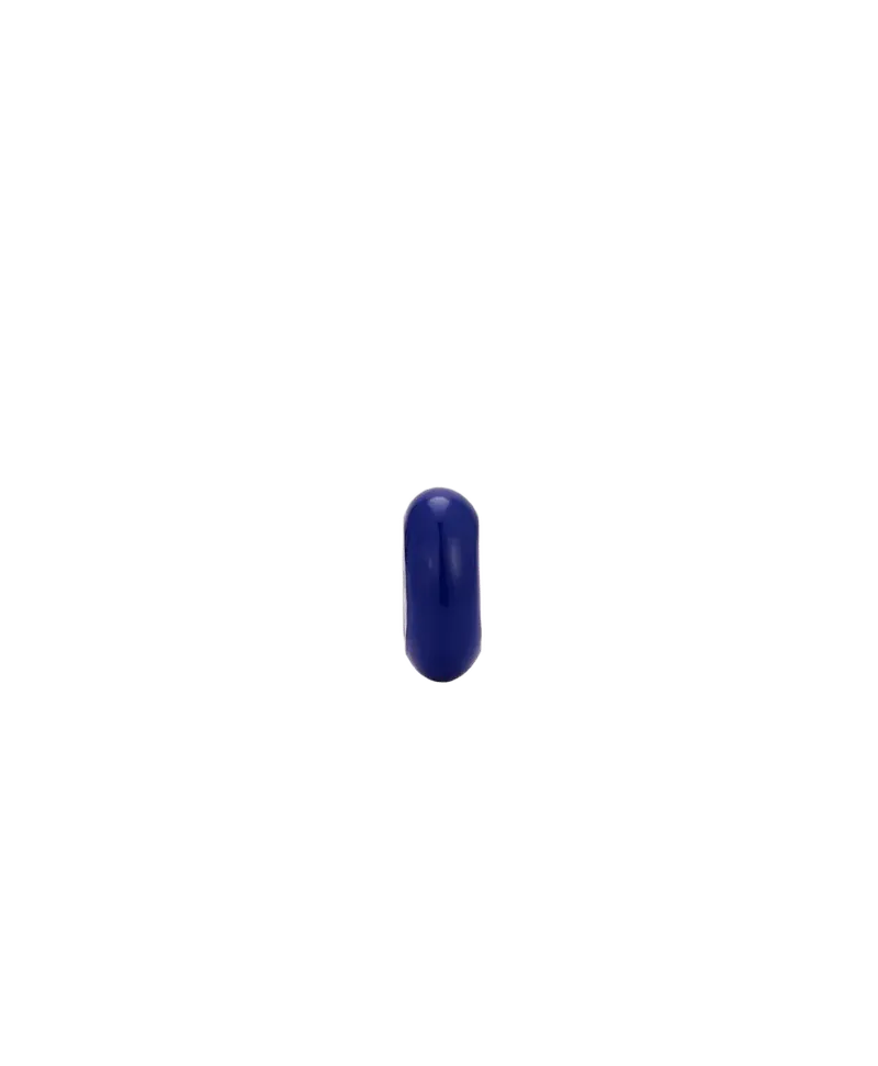 Indigo Enamel Big Bead
